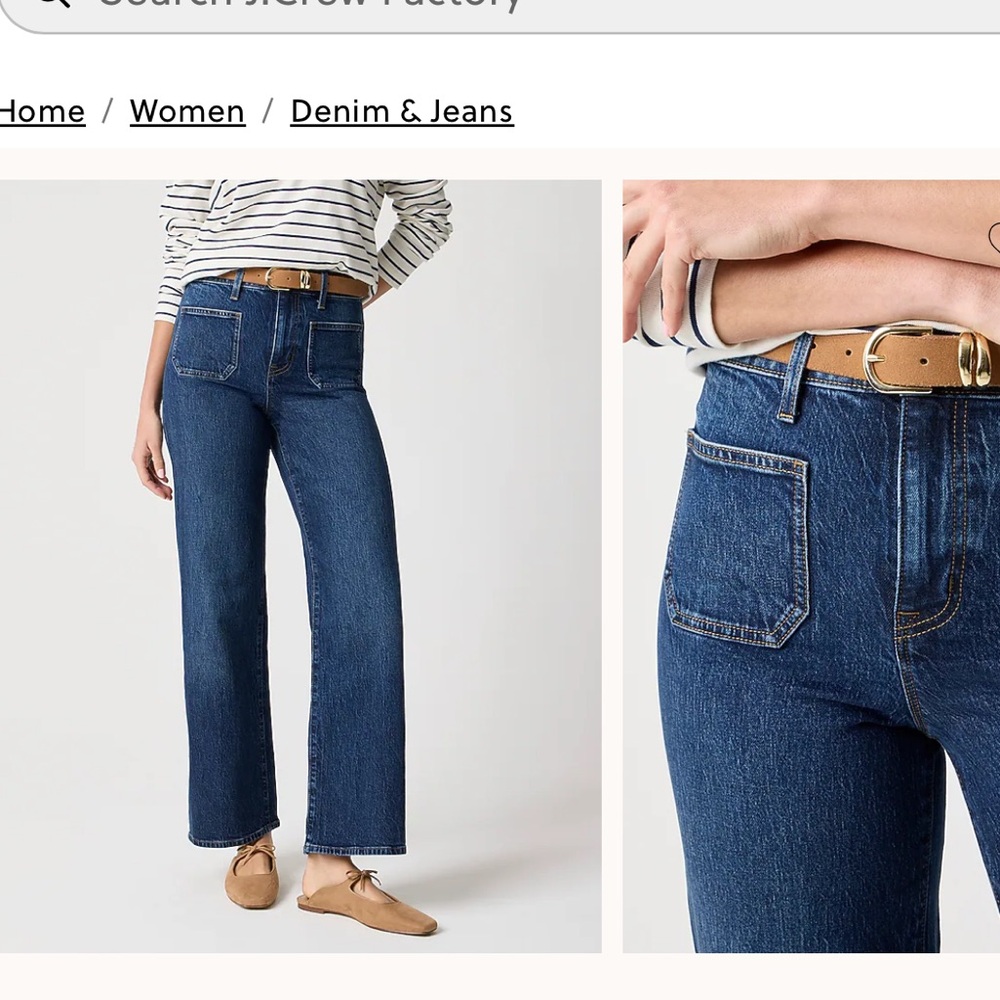 JCrew Wide Leg Jean 31T